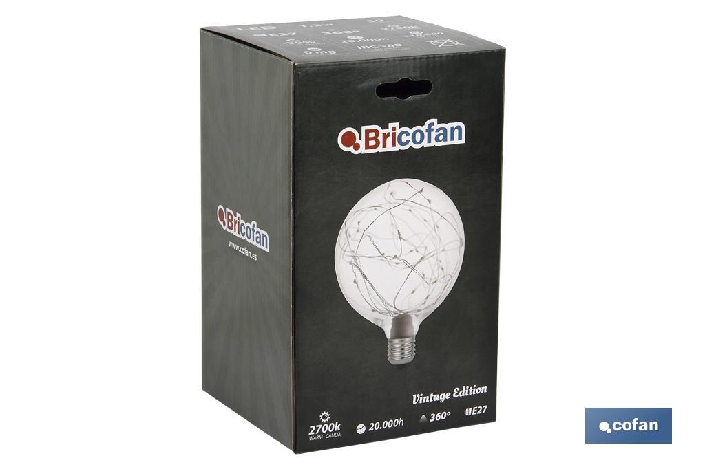 Bombilla Led Globo Estrellas - Cofan