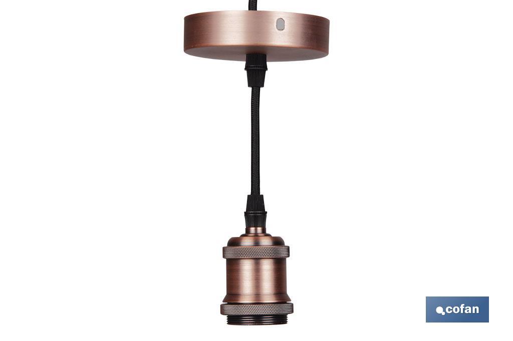 Cable pour lampe Deco Or rose - Cofan