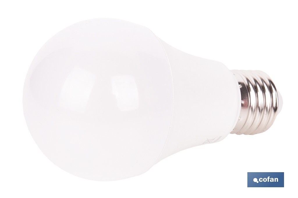 Bombillas LED classic E27 de luz cálida (3000 K) | Ahorro de energía y larga duración 15.000 h de vida | Ángulo de apertura de 180° - Cofan