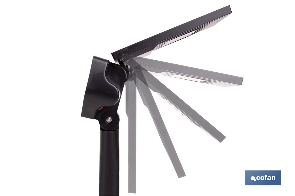 Pack de 4 apliques solares LED con sensor | Instalación en pared o suelo | Dos modos de iluminación | 3000 K, batería 3,7 V, 1500 mAh - Cofan