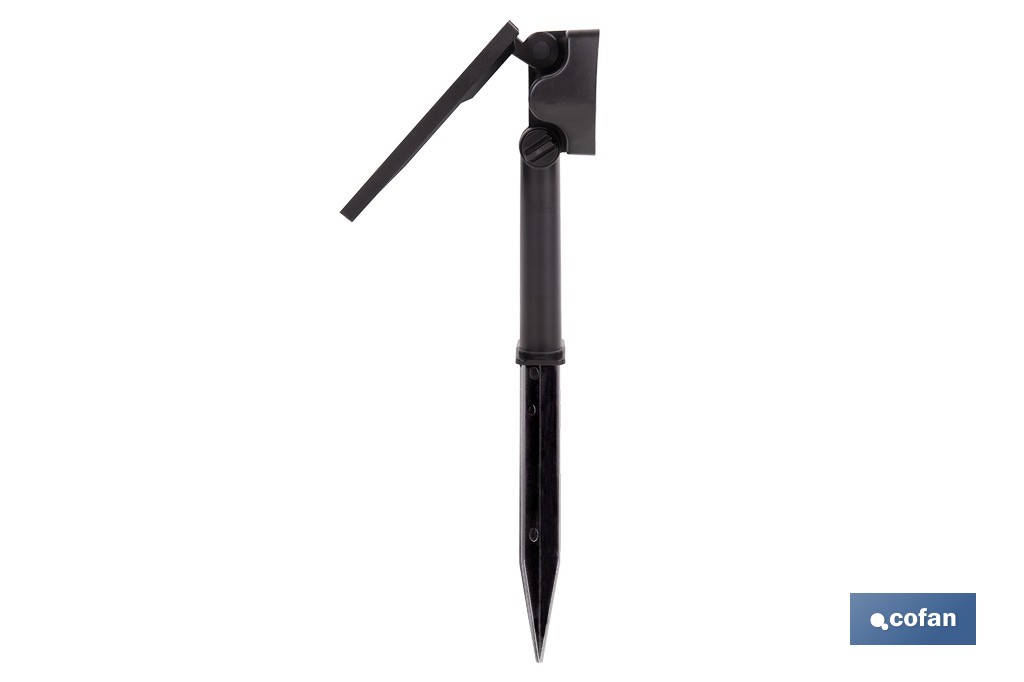 Pack de 4 apliques solares LED con sensor | Instalación en pared o suelo | Dos modos de iluminación | 3000 K, batería 3,7 V, 1500 mAh - Cofan