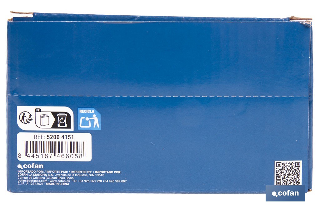 Aplique LED recargable con sensor de movimiento | Luz cálida 2700 K | Soporte adhesivo imantado - Cofan