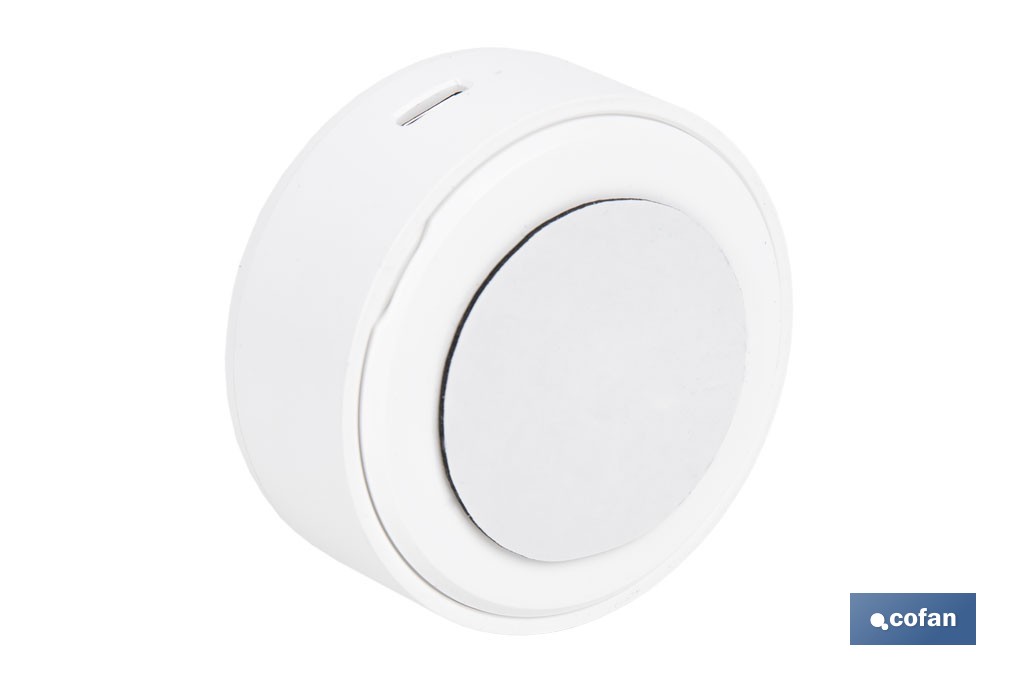 Aplique LED recargable con sensor de movimiento | Luz cálida 2700 K | Soporte adhesivo imantado - Cofan