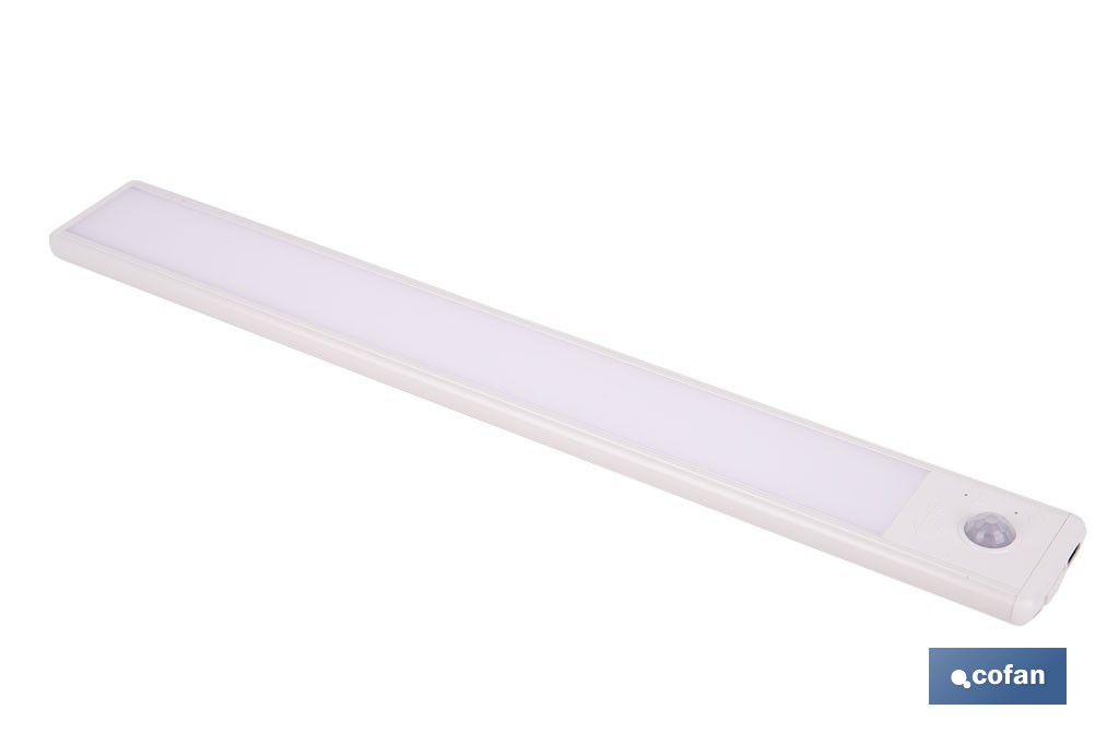 Aplique LED recargable con sensor de movimiento | Iluminación regulable con tecnología CCT | Disponible en dos medidas diferentes - Cofan