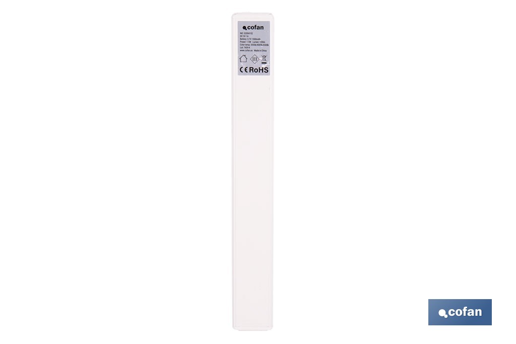 Aplique LED recargable con sensor de movimiento | Iluminación regulable con tecnología CCT | Disponible en dos medidas diferentes - Cofan