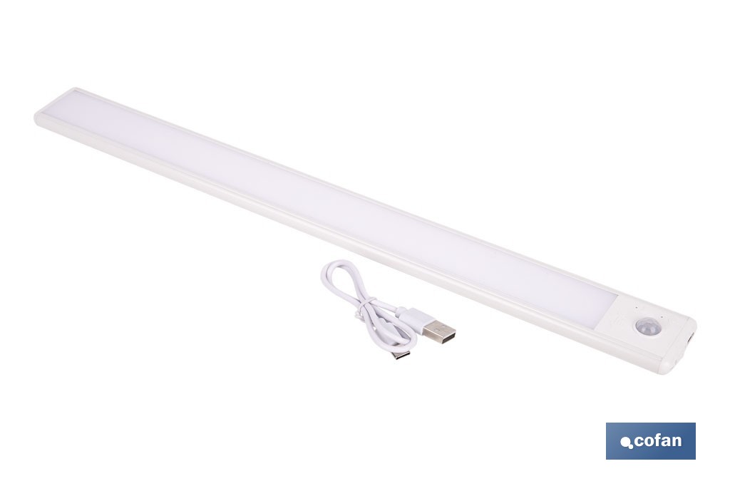 Aplique LED recargable con sensor de movimiento | Iluminación regulable con tecnología CCT | Disponible en dos medidas diferentes - Cofan