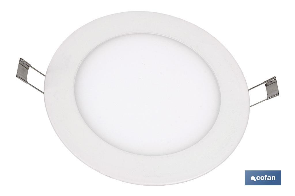 Rundes Downlight in Weiss zum "Einbauen" - Cofan