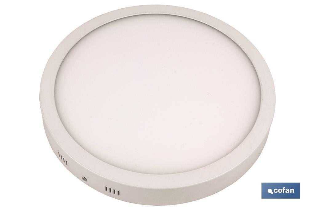 Rundes Downlight in Weiss für "Flächen" - Cofan