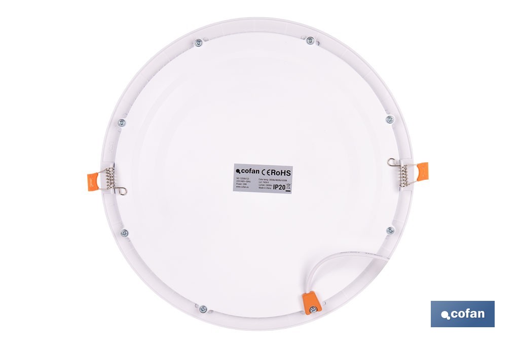 Downlights LED empotrables ultrafinos | Iluminación regulable Tecnología CCT | Disponibles en diferentes medidas y potencias - Cofan