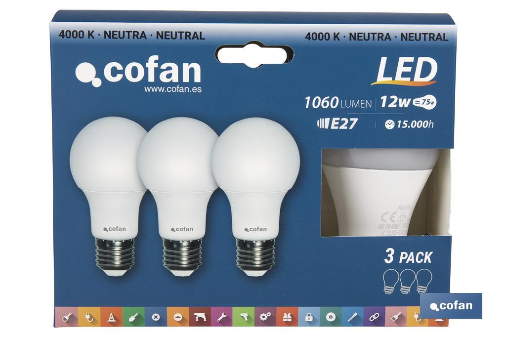 Pack de 3 bombillas Led Classic - Cofan