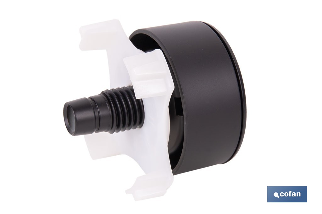 Pulsador de doble descarga para inodoro | Sistema Dual Flush y ahorro de agua | Compatible con descargador modelo Eume - Cofan