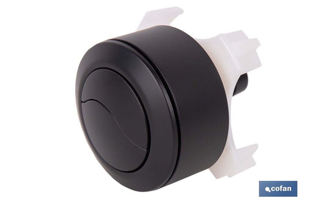 Pulsador de doble descarga para inodoro | Sistema Dual Flush y ahorro de agua | Compatible con descargador modelo Eume - Cofan
