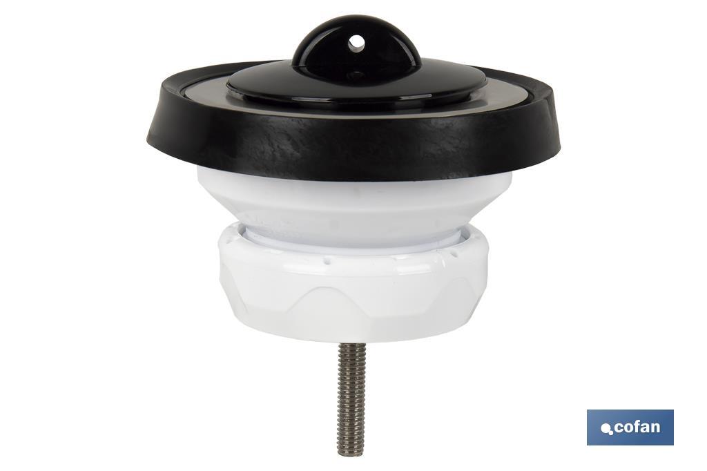 Sink Valve | Polypropylene | Size: 1" 1/2 x 70 or 1" 1/2 85 | Screw and Plug Included | High Drainage Capacity - Cofan