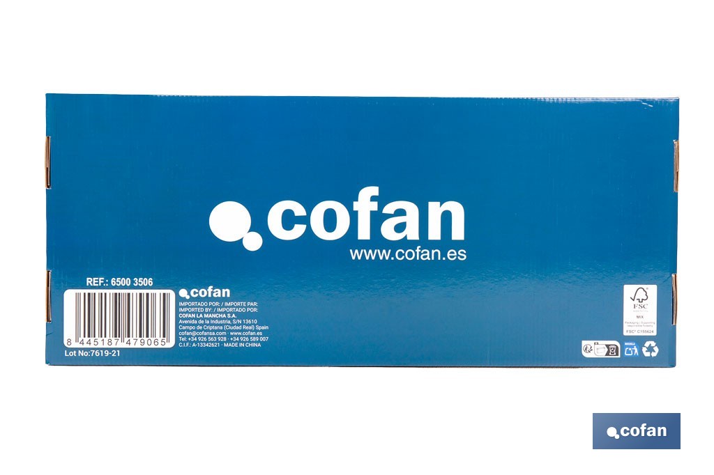 Grifo de cocina extensible con rociador de 2 funciones | Giratorio 360° | Cartucho cerámico de Ø35 mm y latiguillos de 50 cm | Disponible en diferentes acabados - Cofan