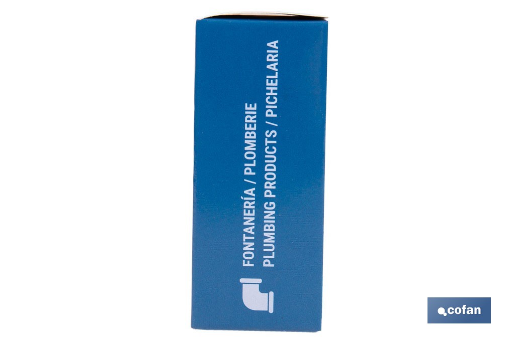 Set of 2 Angle Valves | Brass CW617N | 1/4 Turn Angle Valve - Cofan