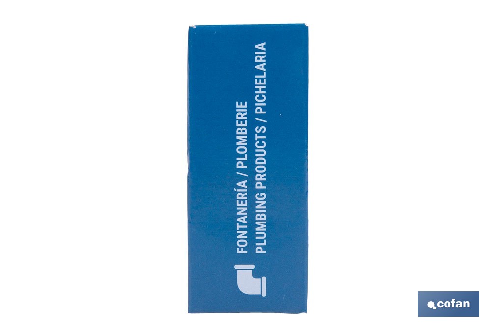 Válvula de Esquadria para máquina de lavar| Medidas: 1/2" x 3/4" | Fabricada em Latão CV617N | Fecho e Abertura 1/4 de Volta - Cofan