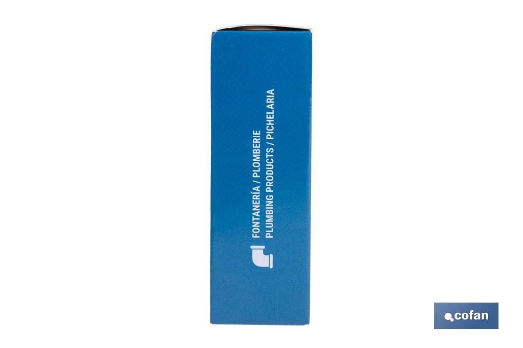 Válvula de Escuadra | Medidas: 1/2" x 3/4" x 3/8" | Modelo Combi | Fabricada en Latón CW617N | Rosca de Entrada a Gas - Cofan