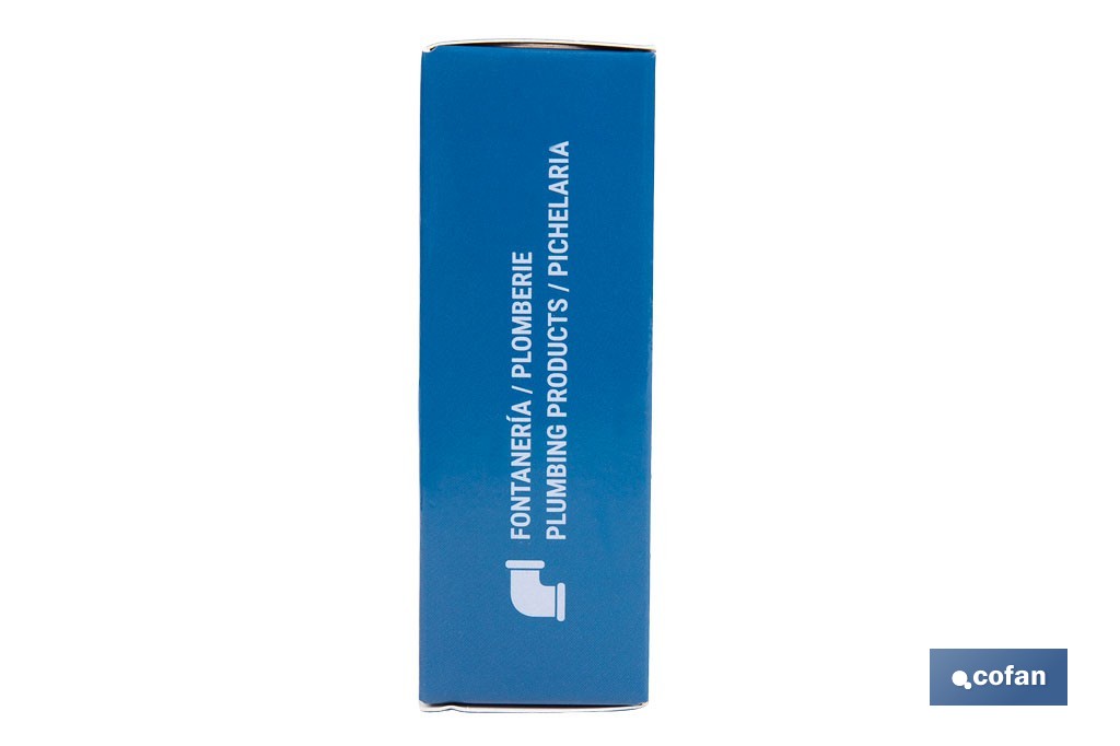 Válvula de Esquadria com dupla saída| Modelo Pistón | Medidas: 1/2" x 1/2" x 3/8" | Fabricada em Latão CW617N - Cofan