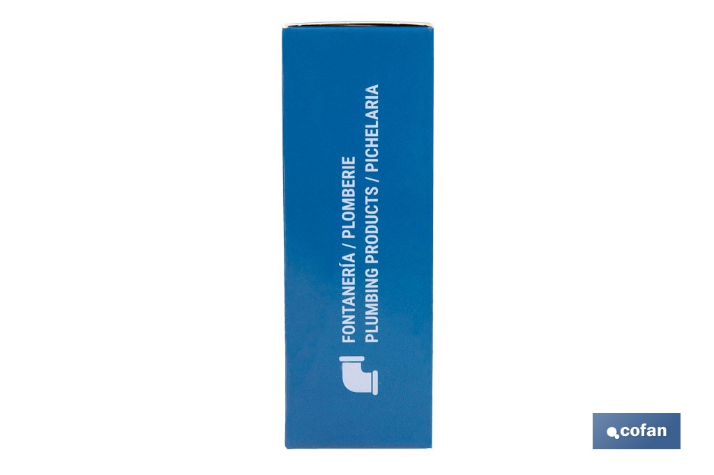 Válvula de Esquadria com dupla saída| Modelo Pistón | Medidas: 1/2" x 1/2" x 3/8" | Fabricada em Latão CW617N - Cofan