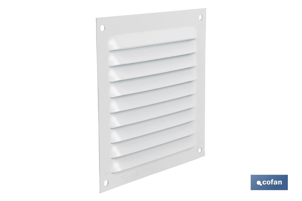 Grille de Ventilation | Fabriquée en Aluminium Blanc | Plusieurs dimensions au choix - Cofan