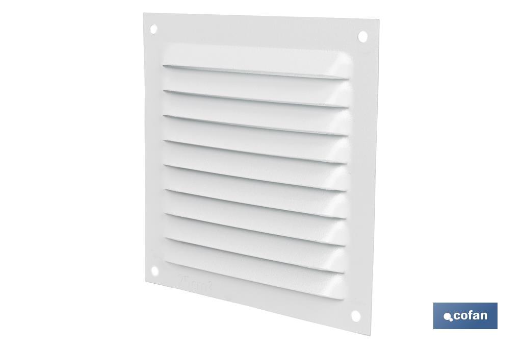 Grille de Ventilation | Fabriquée en Aluminium Blanc | Plusieurs dimensions au choix - Cofan