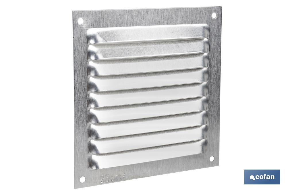 Ventilation grille | Aluminium | Available in various sizes - Cofan