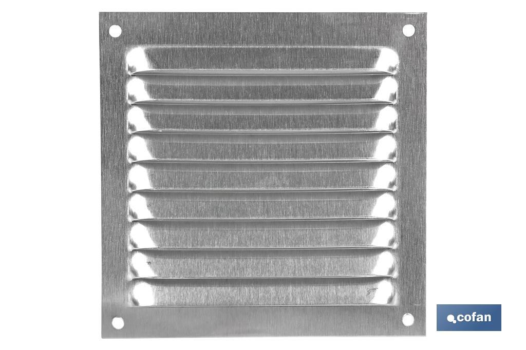 Grelha de Ventilação | Fabricada em Aluminio | Varias Medidas - Cofan