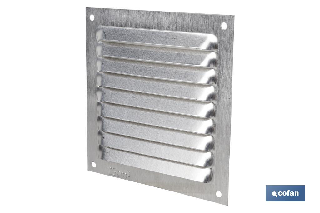 Ventilation grille | Aluminium | Available in various sizes - Cofan