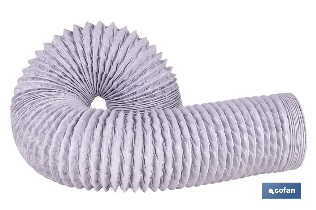 Tubo de evacuación extensible | Adecuado para secadora y aire acondicionado | Resistente hasta 150 °C | Disponible en diferentes medidas - Cofan