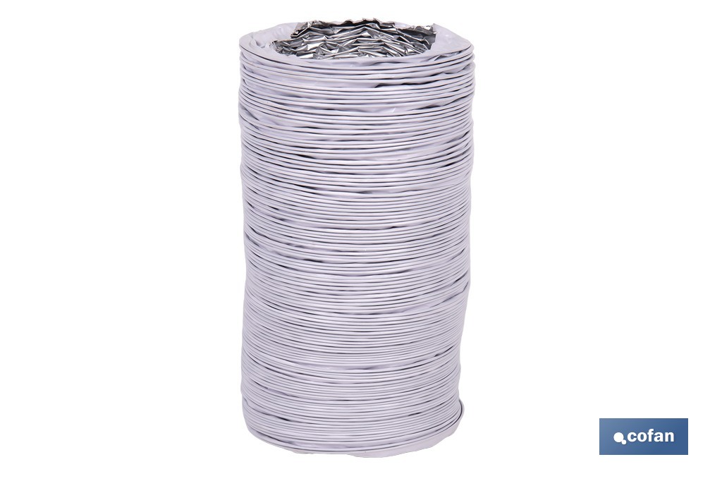 Tubo de evacuación extensible | Adecuado para secadora y aire acondicionado | Resistente hasta 150 °C | Disponible en diferentes medidas - Cofan