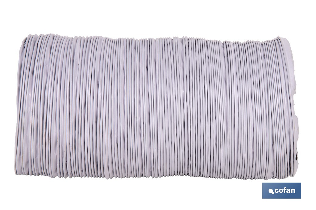 Tubo de evacuación extensible | Adecuado para secadora y aire acondicionado | Resistente hasta 150 °C | Disponible en diferentes medidas - Cofan
