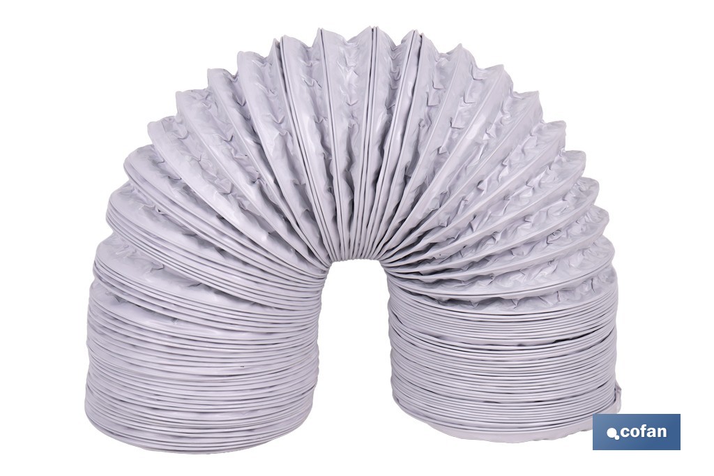 Tubo de evacuación extensible | Adecuado para secadora y aire acondicionado | Resistente hasta 150 °C | Disponible en diferentes medidas - Cofan