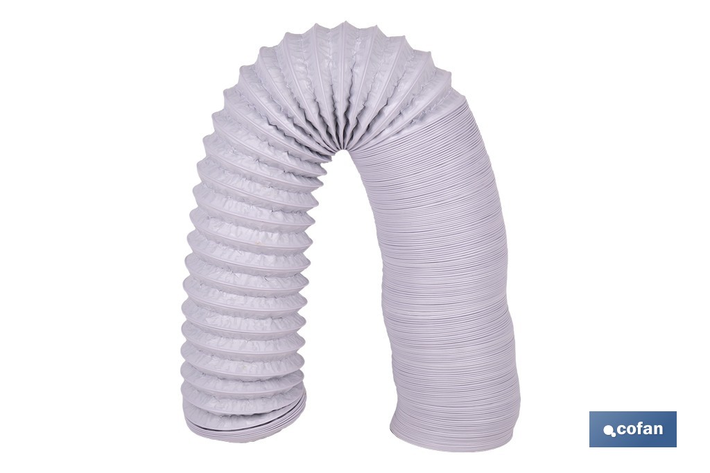 Tubo de evacuación extensible | Adecuado para secadora y aire acondicionado | Resistente hasta 150 °C | Disponible en diferentes medidas - Cofan
