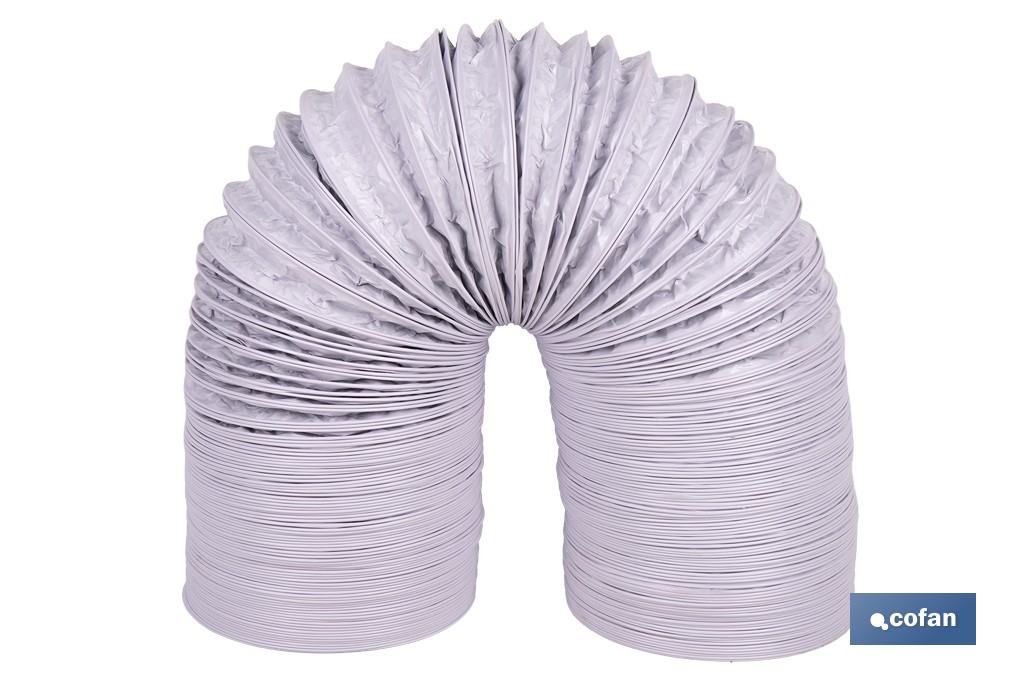 Tubo de evacuación extensible | Adecuado para secadora y aire acondicionado | Resistente hasta 150 °C | Disponible en diferentes medidas - Cofan