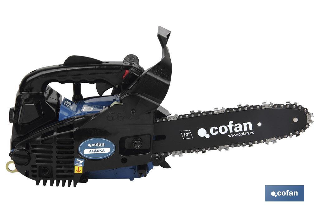 Motosserra Modelo Alaska | Motor 25,4CC | Corrente Mini Lâmina 10" - Cofan
