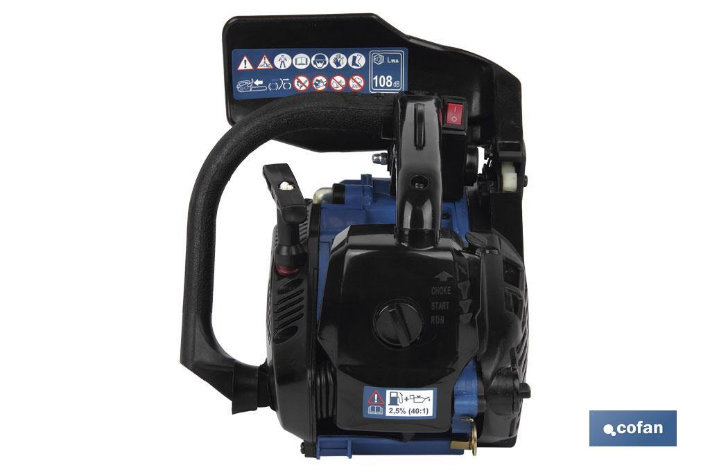Motosserra Modelo Alaska | Motor 25,4CC | Corrente Mini Lâmina 10" - Cofan