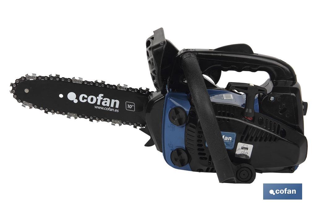 Motosserra Modelo Alaska | Motor 25,4CC | Corrente Mini Lâmina 10" - Cofan