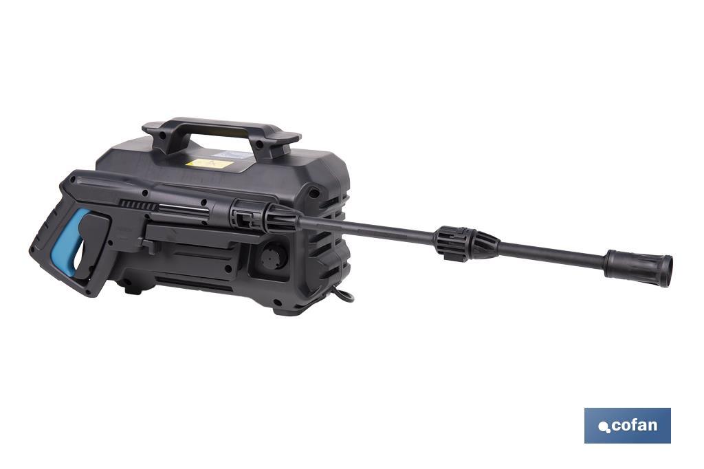 Limpiadora de alta presión | 1400 W | Caudal máximo 330 l/h | Presión máxima 110 bares | Sistema TSS - Cofan