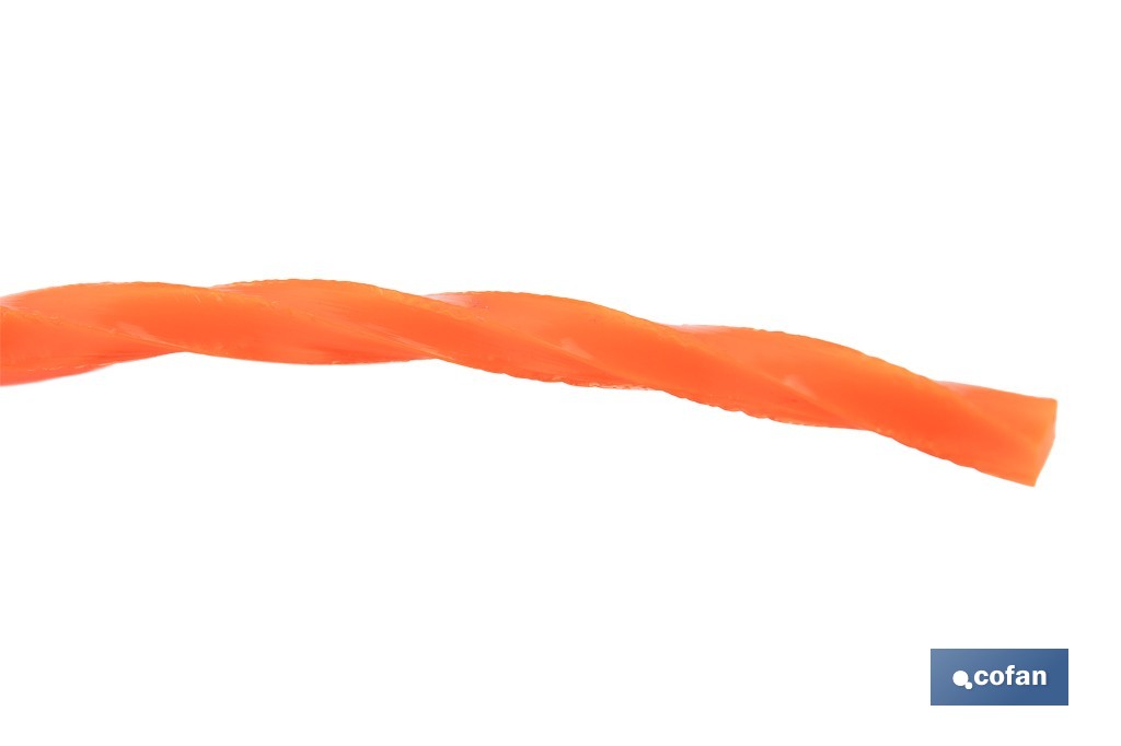 Hilo helicoidal de nylon para desbrozadora | Alta resistencia, bajo nivel sonoro | Disponible en diferentes grosores - Cofan