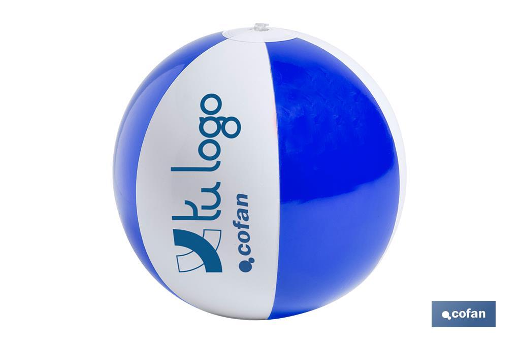 Balón inflable bicolor - Cofan