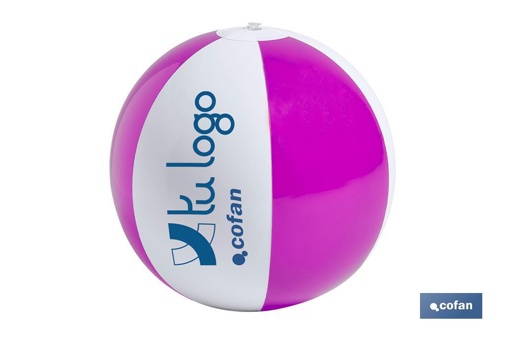 Balón inflable bicolor - Cofan