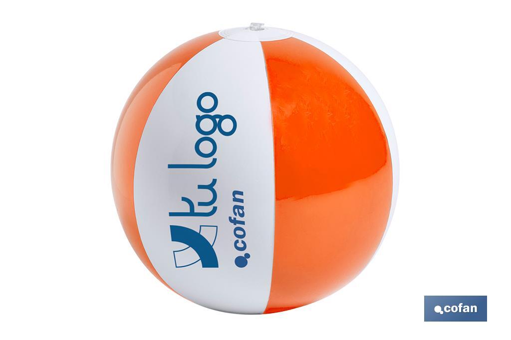 Balón inflable bicolor - Cofan