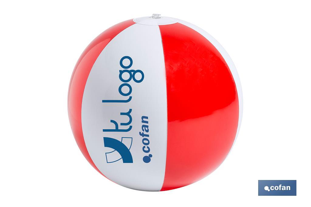 Balón inflable bicolor - Cofan