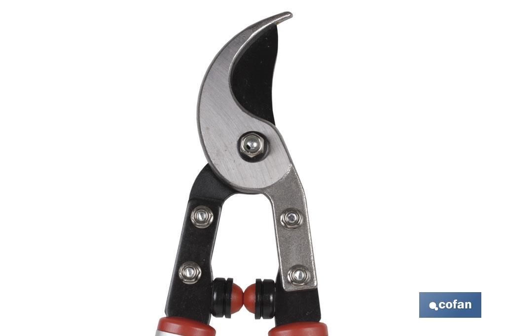 Pruning shears with aluminium handles | Professional lopper of 75cm | Forged carbon steel blades - Cofan