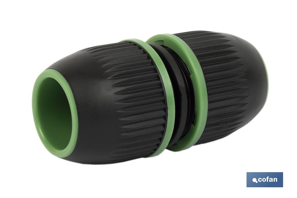 Hose repair connector for irrigation hoses | Available in different sizes | ABS - Cofan