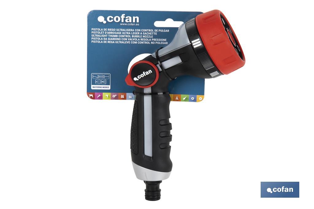 Hose spray gun with flow control - Cofan