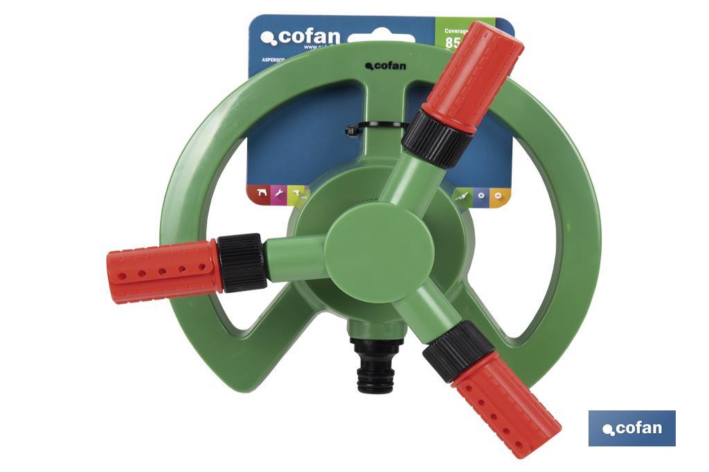 Aspersor rotacional de 3 braços - Cofan