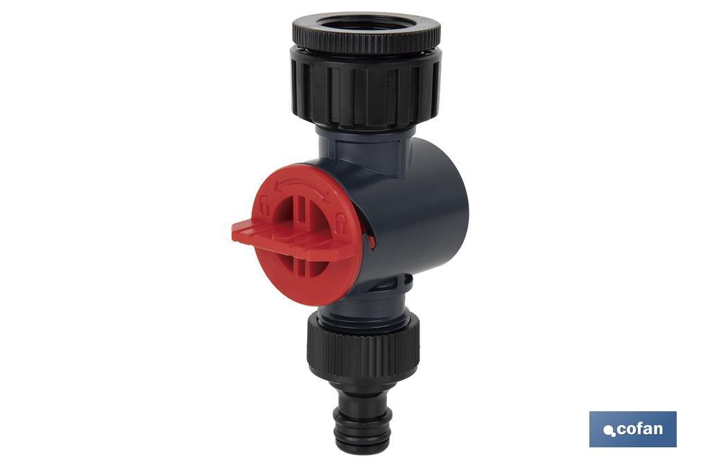 Connector with adjustable tap filter - Cofan