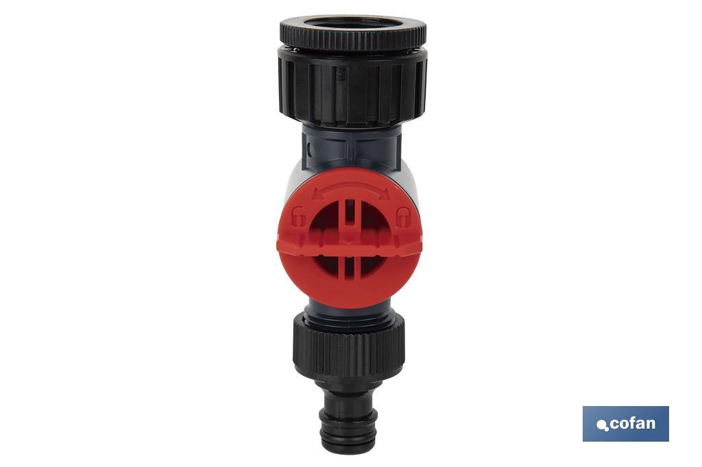 Connector with adjustable tap filter - Cofan