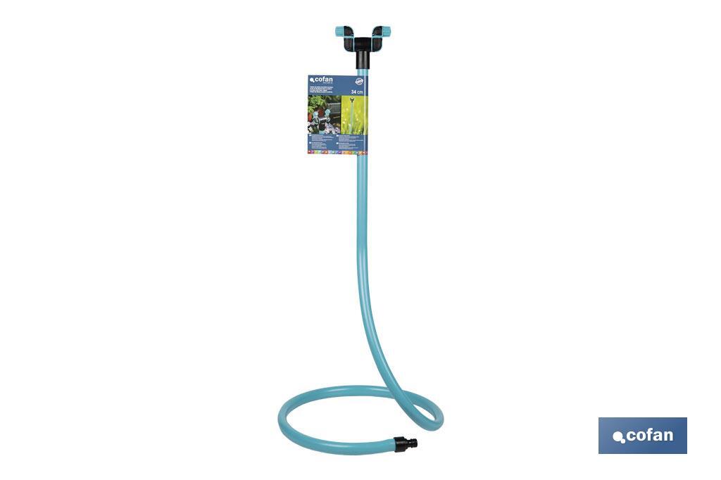 Torre de nebulización de 79 cm de altura con 2 boquillas ajustables | Perfecta para exteriores - Cofan